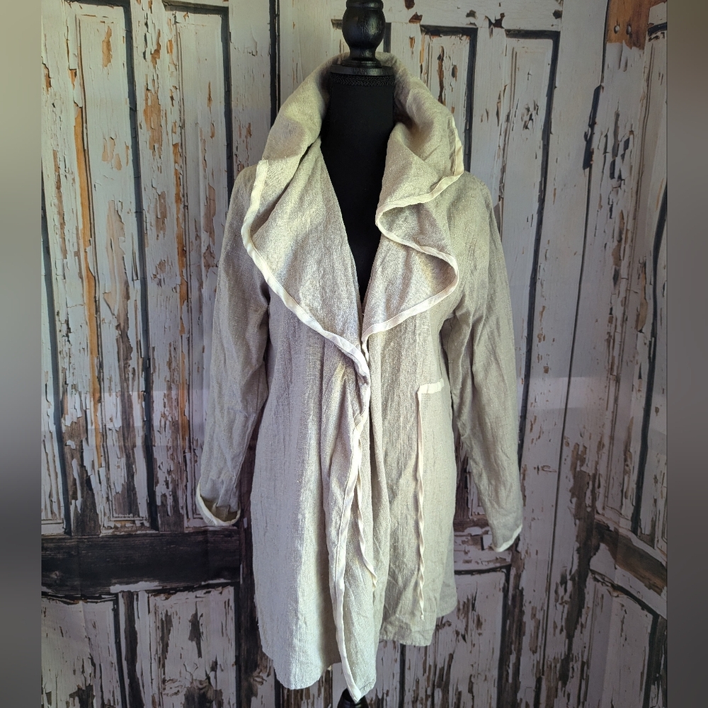 Vintage Bodil linen lagenlook jacket